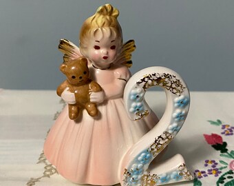 Vintage Second Birthday Angel