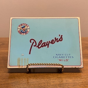 Vintage Flat 50 Players Cigarette Tin