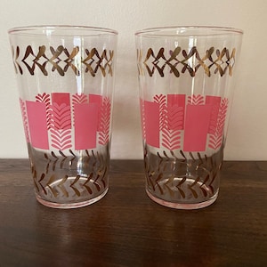 Vintage Federal Glass, set of 2