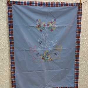 1950s Baby Crib Coverlet