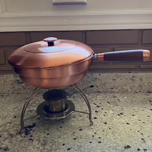Vintage Copper Chafing Dish