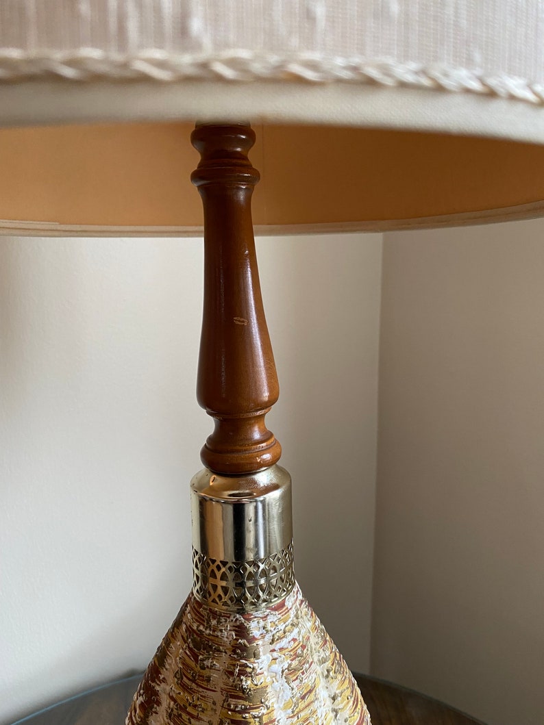 Vintage MCM Table Lamp image 8