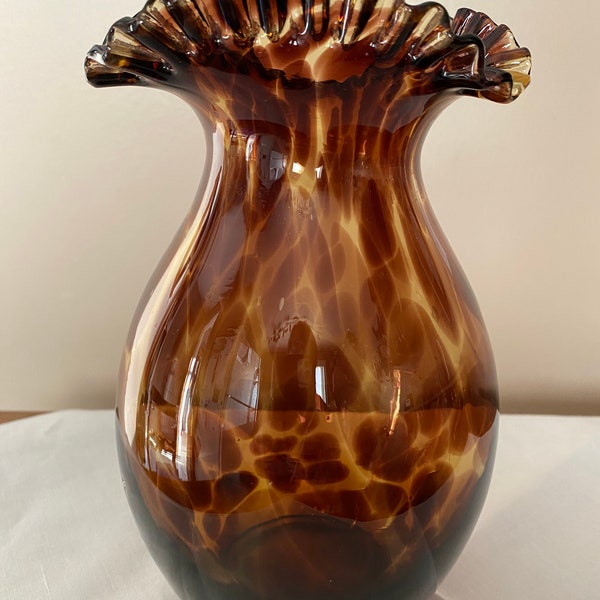 Blown Glass Vase Etsy