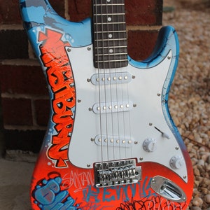 Custom Request Electric Guitar Body Paintjob