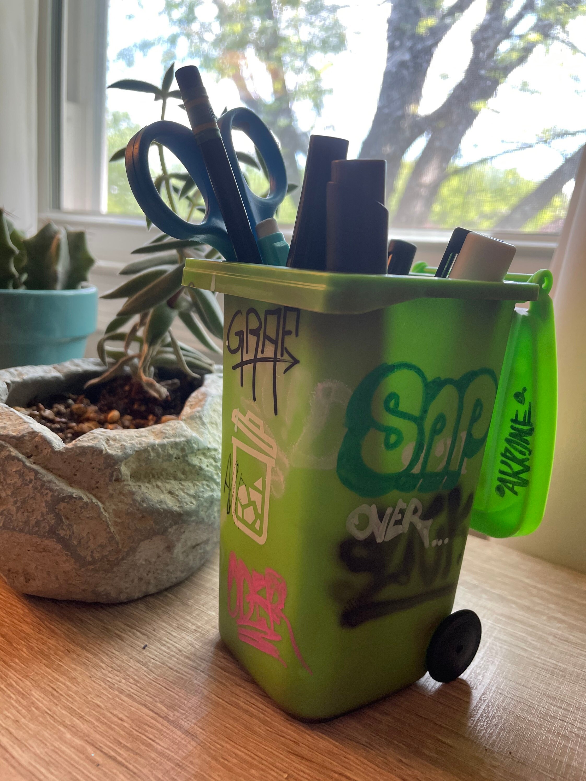 Tagged recycling bin pencil holder Etsy