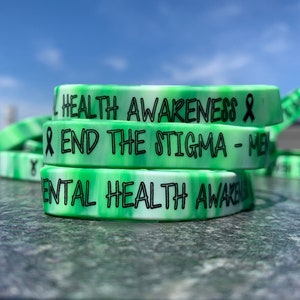 Buy One Get One Free Mental Health Awareness Wristband - May Is Mental Health Awareness Month - Mental Health Wristband - End The Stigma