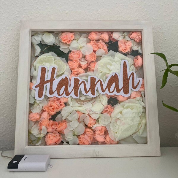 Personalised Box Frame Make Your Own Box Frame