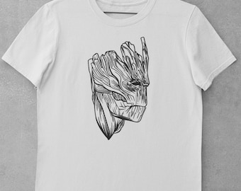 Custom Drawn Groot Tee