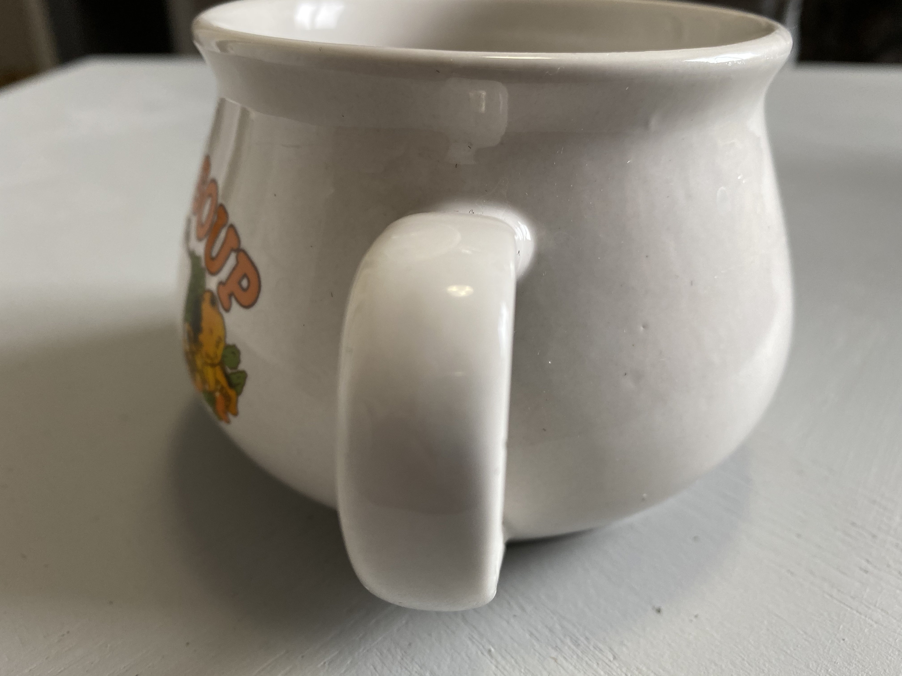 Vintage ceramic chicken soup collectable mug Etsy