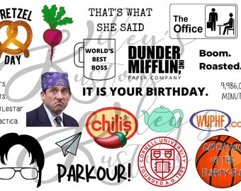 Das Büro Themen digitales Design, Dwight und Michael Scott, JPG und PNG Bilder, instant Digital Download für Cricut, geschnitten E-Mail