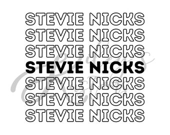 Stevie Nicks Digital Download, PNG, SVG & JPG Files, Instant Digital Download, Stevie Nicks Digital Design, Fleetwood Mac, Sublimation