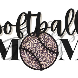 Softball Mom Digital Download, Leopard Print Softball, Cheetah Print, Softball Mama, PNG & JPG Bestanden, Instant Digitale Download, Sublimatie
