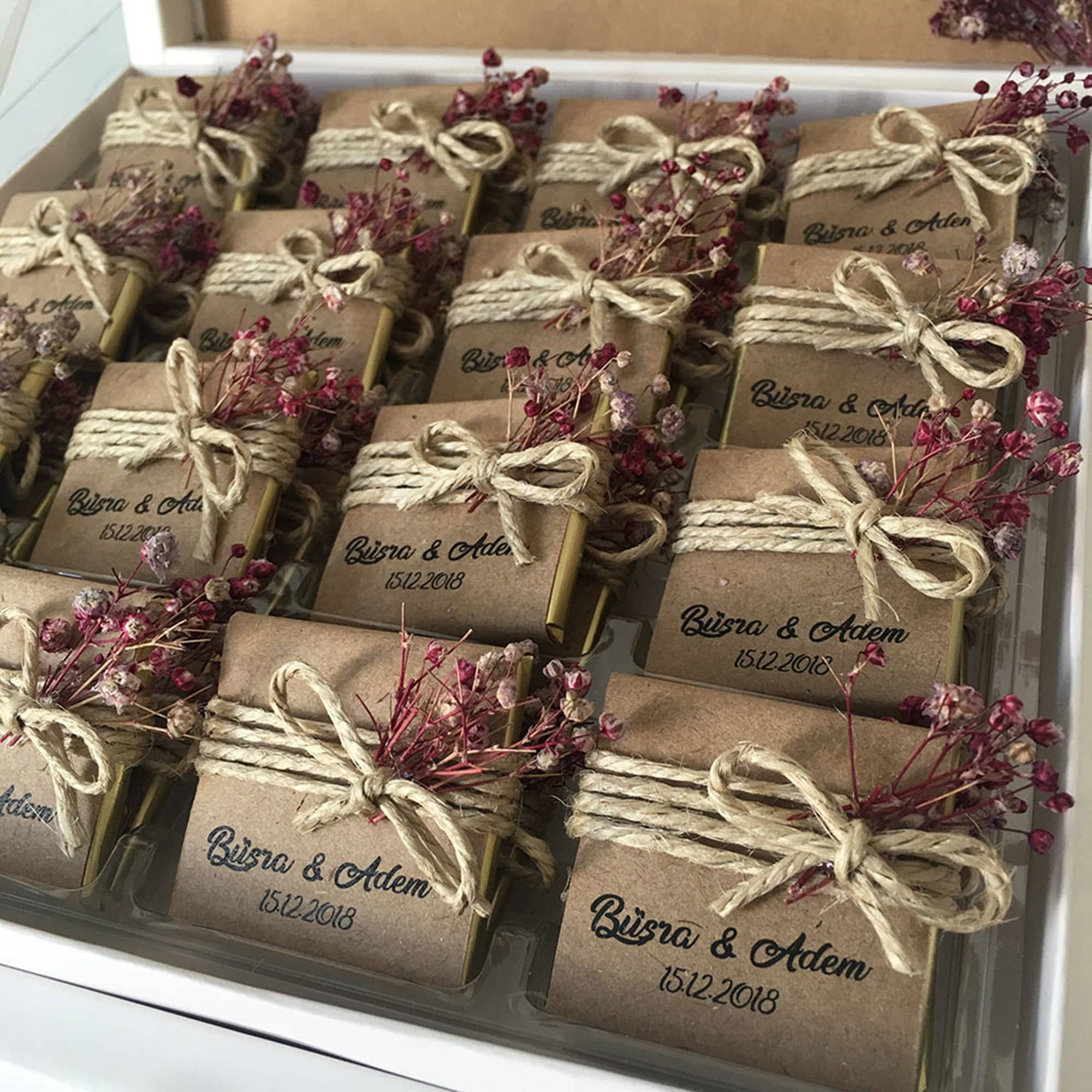 50 x Centre Band Chocolate-Guest Gift Give Away-Christening Wedding Birthday