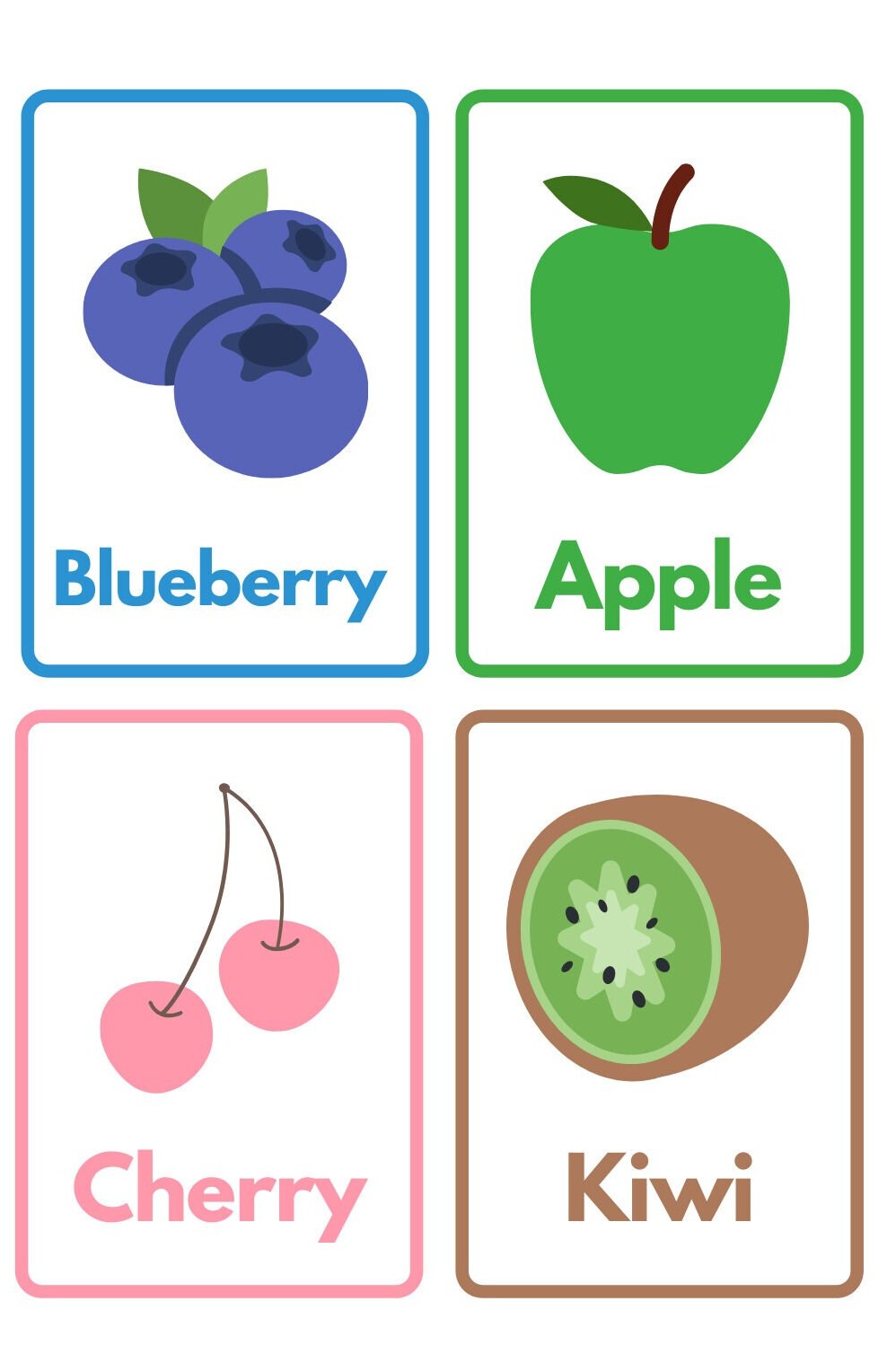Bundle Deal | Printable Preschool Card | Preschool Memory Game | Color Flashcards for Kid ...