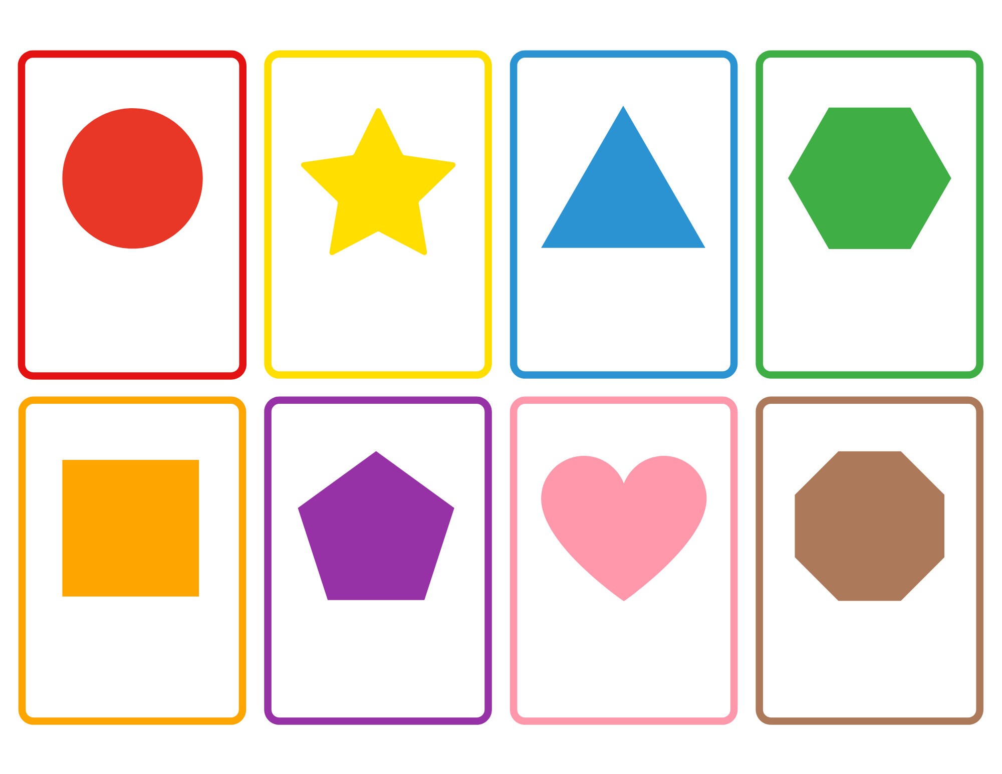 Bundle Deal | Printable Preschool Card | Preschool Memory Game | Color Flashcards for Kid ...