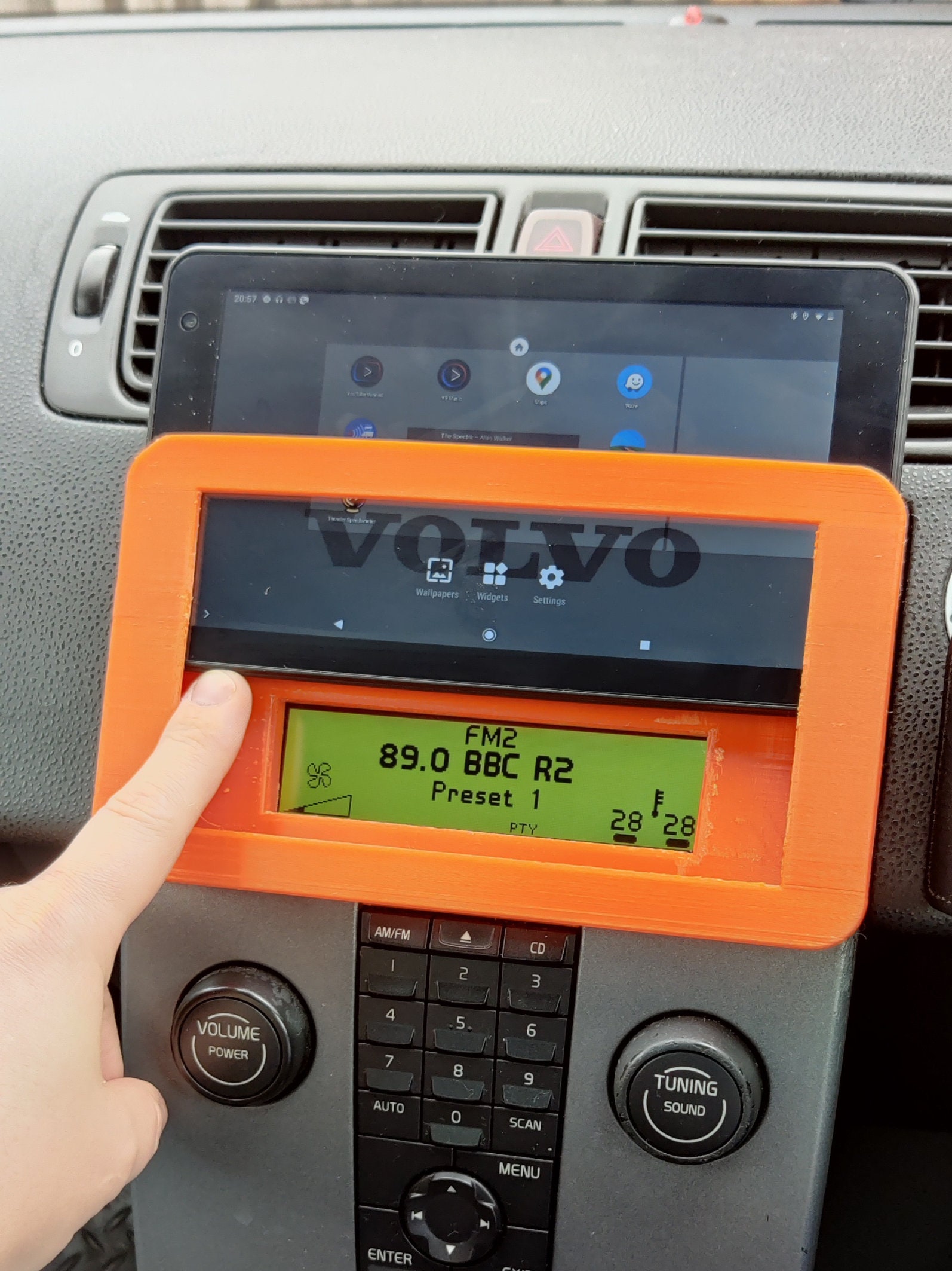 Volvo C30 C70 S40 V50 Custom Head Unit Phone Holder for Vankyo Etsy