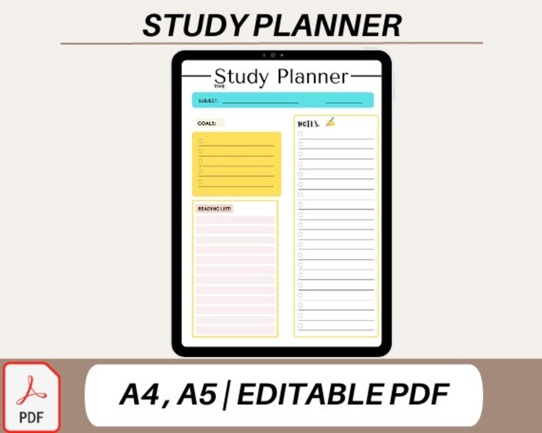 editable-study-planner-printable-simple-school-planner-etsy