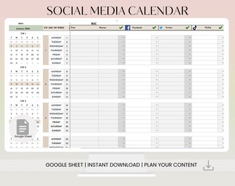 Content Calendar Spreadsheet Content Planner Spreadsheet Social Media Content Calendar Spreadsheet Content Planner Spreadsheet Social Media