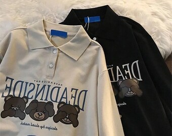 collared pullover sweatshirt