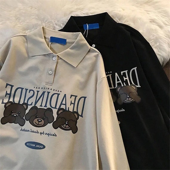 Harajuku Vintage Collared Pullover 