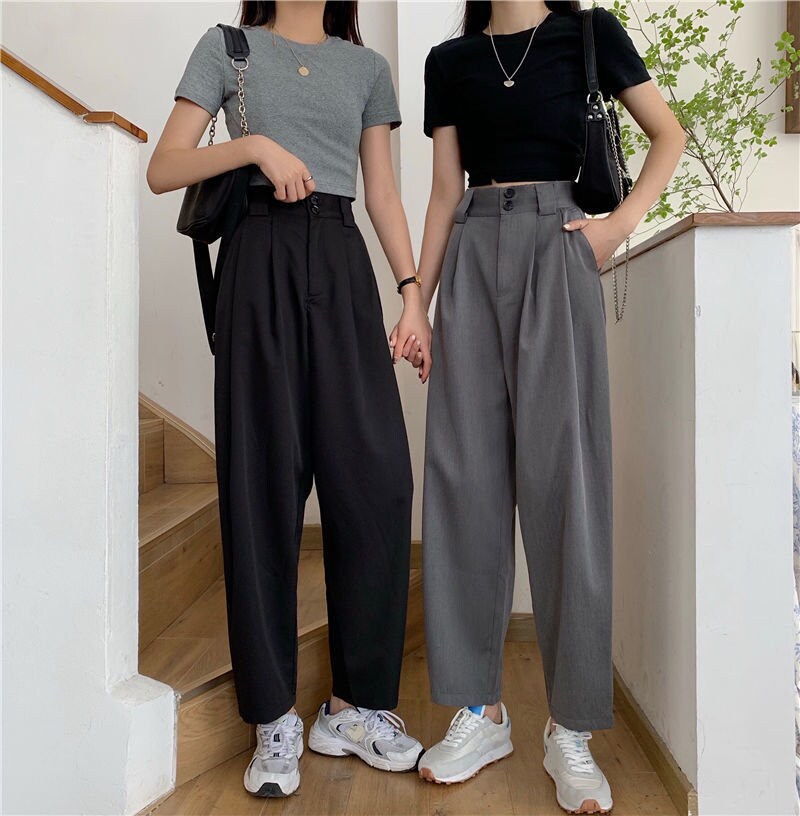 Harem Pants / Straight Trousers / Wide Leg Baggy Pants / - Etsy