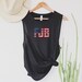 FJB Funny Political Tank Top, FJB American Flag Women's Super Soft Muscle Tank, Anti Biden Tank Top, Impeach Biden Tee