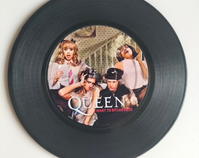 Round Vinyl Record Drink Coasters,Gift for Music Lovers, Fathers Day Gift, Housewarming Gift, New Home Gift, Birthday Party Favor