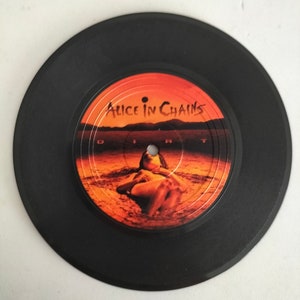 Dirt - Rock Music Retro Record Coaster, Gift for Music Lovers, Mothers Day Gift