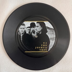 Retro Vinyl Record Coasters, Music Lover Gift, Music Decor