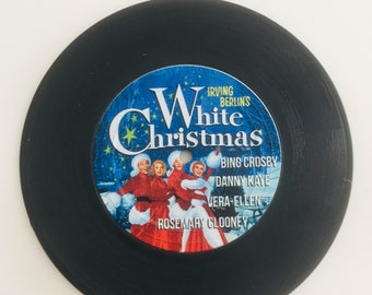 Old Hollywood Record Coaster - Bing Crosby- Gift for Movie Lovers - Movie Coasters