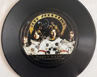 Vintage Vinyl Record Coaster - Gift for Music Lovers - Fathers Day Gift