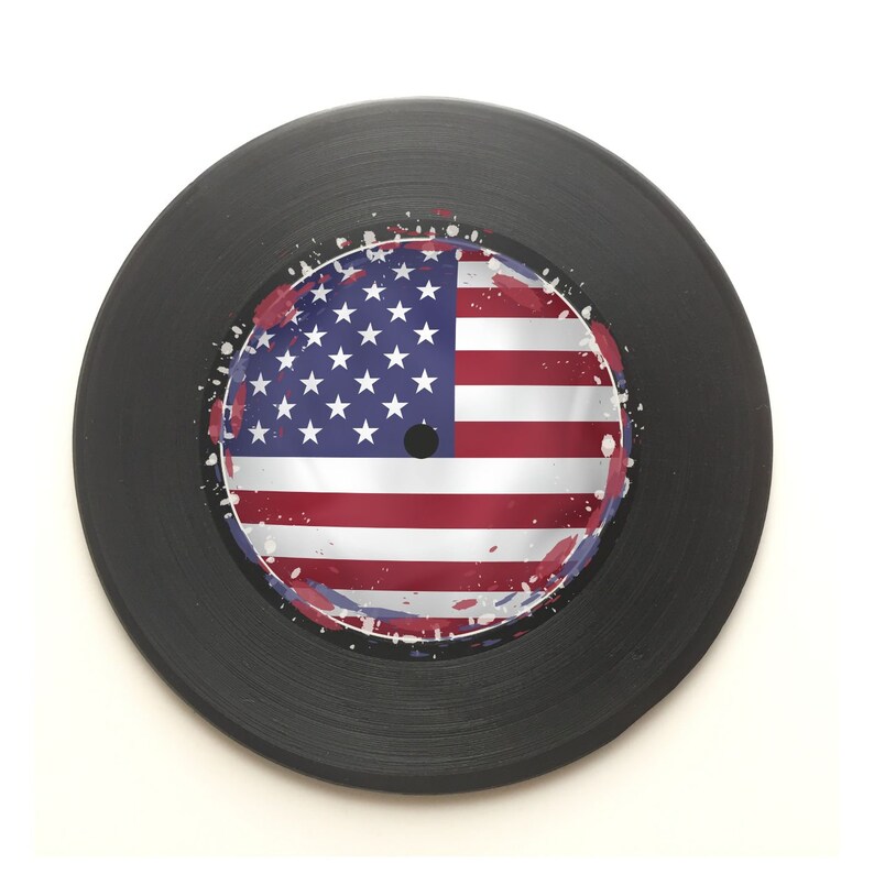 Flags of the World Record Coasters Choose Your Flag Etsy