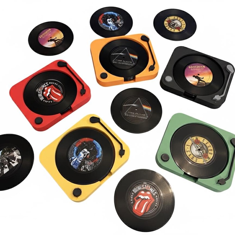 Plastic Coasters Custom - Etsy