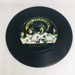 Vintage Vinyl Record Coaster - Gift for Music Lovers - Fathers Day Gift