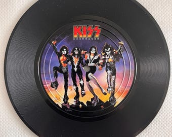 Retro Rock Record Coaster - Gift for Music Lovers - Fathers Day Gift