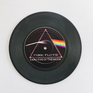 Dark Side of The Moon  - Vinyl Record Coasters,Gift for Music Lovers, Fathers Day Gift