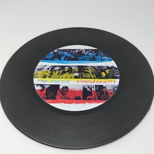Vinyl Retro Record Coasters,Gift for Music Lovers, Fathers Day Gift
