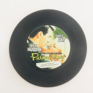 Posavasos de Rock Hudson y Doris Day - Películas del Viejo Hollywood - Regalo para amantes del cine - Posavasos de cine