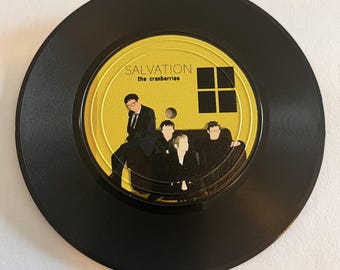 Sottobicchieri in vinile - Salvation, The Cranberries, regalo per gli amanti della musica