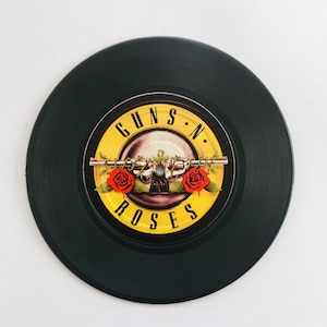 Retro Rock Music Record Coasters,Gift for Music Lovers, Mother&#39;s Day Gift, Fathers Day Gift
