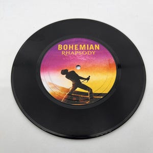Bohemian Rapsody - Vinyl Record Coasters,Gift for Music Lovers, Fathers Day Gift