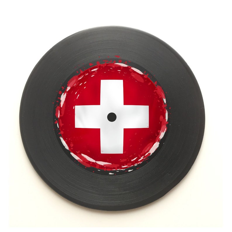 Flags of the World Record Coasters Choose Your Flag Etsy