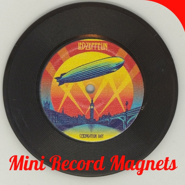 Mini Record Magnet - Music Room Decor | Gift for Music Fans - Save the Date Memorables