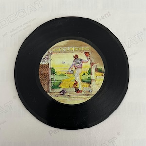 Yellow Brick Rd. - Retro Record Coasters - Vintage Decor - Gift for Music Lovers -Christmas Gift