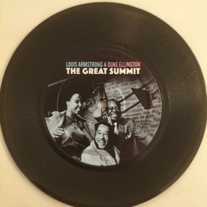 Jazz Record Coasters - Vinyl Retro Record Coaster - Vintage Record - Gift for Jazz Music Lovers  - Valentine&#39;s Day Gift