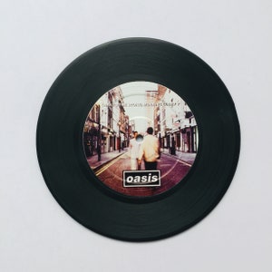 What is the story morning glory ? - Round Vinyl Record Coasters,Gift for Music Lovers, Fathers Day Gift