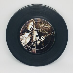 Heart Of Gold - Vinyl Record Coaster - Gift for Music Lovers -Independence Day - Fathers Day Gift