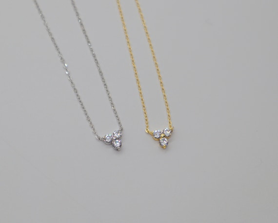 【STONEHENgE】Silver Material 2-way Clover Necklace SC24C17T Stuller Clover Necklace 86368:60039:P PL - Studio 107