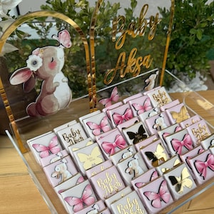 Girl Baby Chocolate, Personalized Baby Chocolate, Baby Gift Chocolate, Baby Shower, Girl Baptism Chocolate