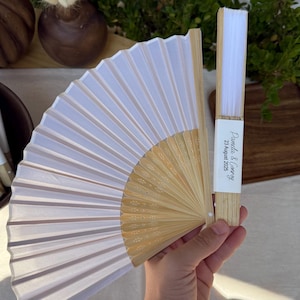 Bulk Personalized Hand Fan Wedding Favors For Guests, Wooden Fans, Custom Hand Fan, Wedding Favors, Gifts For Her, Bridesmaid Gifts